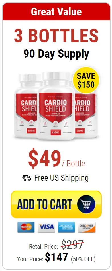 cardio shield 3 bottle pricing